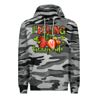 Slate Camo feeling berry cute strawberry Premium Hoodie - Jasminsmagicworld