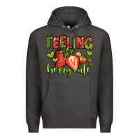 Smoke feeling berry cute strawberry Premium Hoodie - Jasminsmagicworld