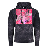 Cloud Black cancer awareness american flag Vintage Hoodie - CowGirlArtShop
