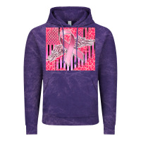 Cloud Purple cancer awareness american flag Vintage Hoodie - CowGirlArtShop
