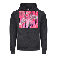 Vintage Black cancer awareness american flag Vintage Hoodie - CowGirlArtShop