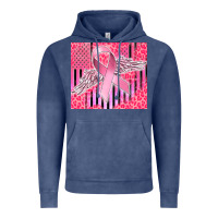 Cancer Awareness American Flag Vintage Hoodie | Teevron