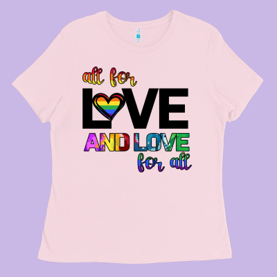 All For Love And Love For All Ladies Tee Designed By Bettercallsaul