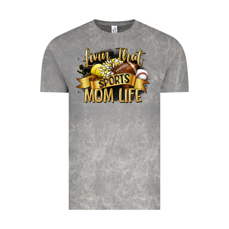 Livin That Sports Mom Life Vintage Tee by CowGirlArtShop | Teevron