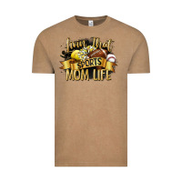 Vintage Coffee livin that sports mom life Vintage Tee - CowGirlArtShop