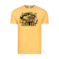 Vintage Mustard livin that sports mom life Vintage Tee - CowGirlArtShop