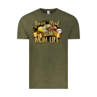 Vintage Olive livin that sports mom life Vintage Tee - CowGirlArtShop