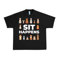 Black Dog Funny S It Happens Pet Sitting Design Urban Heavy Tee - trangStudio