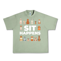 Oil Green Dog Funny S It Happens Pet Sitting Design Urban Heavy Tee - trangStudio