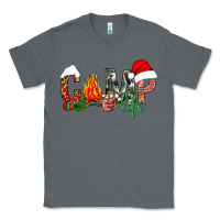 Charcoal Heather Christmas camp Classic Tee - NancyCooperArtShop
