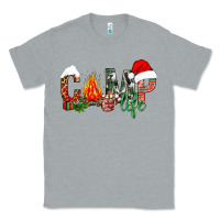 Heather Grey Christmas camp Classic Tee - NancyCooperArtShop
