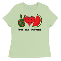 Matcha Peace Love Watermelon Ladies Tee - Bettercallsaul