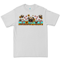 Dove Grey western pug dogs Premium Tee - Jasminsmagicworld