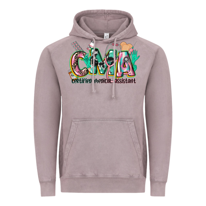 Certified Medical Assistant Vintage Hoodie by CowGirlArtShop | Teevron
