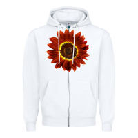 White Rouge Royale Sunflower Zipper Hoodie - LillyAllenDesigns