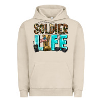 Pigment French Oak soldier  life Urban Hoodie - AdoDesignShop