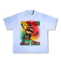 Grape Ice free ish since 1865 juneteenth Urban Heavy Tee - CowGirlArtShop