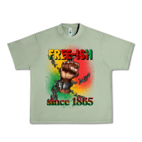 Oil Green free ish since 1865 juneteenth Urban Heavy Tee - CowGirlArtShop