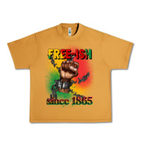 Peanut Butter free ish since 1865 juneteenth Urban Heavy Tee - CowGirlArtShop