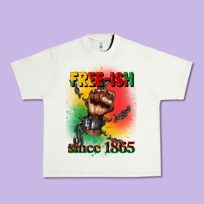 Free Ish Since 1865 Juneteenth Urban Heavy Tee Designed By Cowgirlartshop