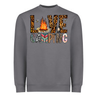 Storm Love Camping Heavyweight Sweatshirt - CowhideDigitalArt
