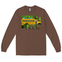 Chestnut Loads of luck School bus Long Sleeve Tee - CowGirlArtShop