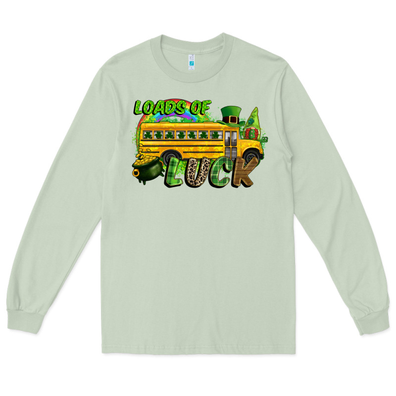 Loads Of Luck School Bus Long Sleeve Tee by CowGirlArtShop | Teevron