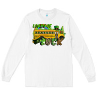 White Loads of luck School bus Long Sleeve Tee - CowGirlArtShop