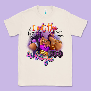 I Put The Boo In Boo-jee Sneaker And Heel Classic Tee Designed By Ranaportraitstore