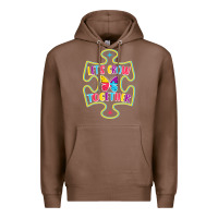 Chestnut Let s Grow Together Premium Hoodie - CowhideDigitalArt