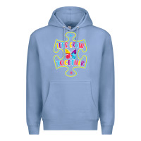 Colony Blue Let s Grow Together Premium Hoodie - CowhideDigitalArt