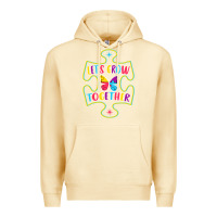 Pina Colada Let s Grow Together Premium Hoodie - CowhideDigitalArt