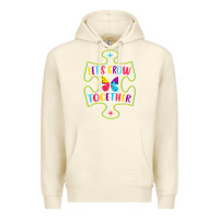 Sandshell Let s Grow Together Premium Hoodie - CowhideDigitalArt