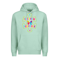 Seafoam Let s Grow Together Premium Hoodie - CowhideDigitalArt