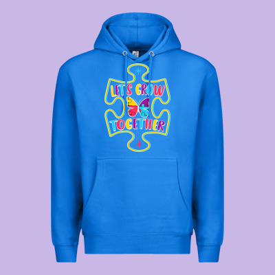 Let S Grow Together Premium Hoodie Designed By Cowhidedigitalart