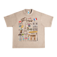 French Oak paris bonjour eiffel tower paris lover paris traveling vacay Urban Heavy Tee - trangStudio