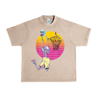 French Oak basketball player halloween pumpkin skeletons kids boys Urban Heavy Tee - trangStudio