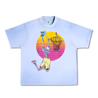 Grape Ice basketball player halloween pumpkin skeletons kids boys Urban Heavy Tee - trangStudio