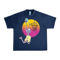 Navy basketball player halloween pumpkin skeletons kids boys Urban Heavy Tee - trangStudio