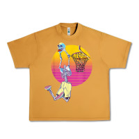 Peanut Butter basketball player halloween pumpkin skeletons kids boys Urban Heavy Tee - trangStudio