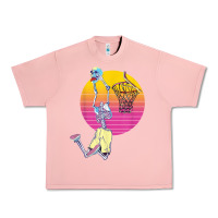 Salmon basketball player halloween pumpkin skeletons kids boys Urban Heavy Tee - trangStudio