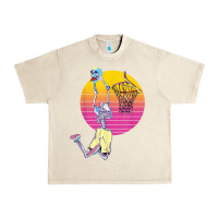 Sandshell basketball player halloween pumpkin skeletons kids boys Urban Heavy Tee - trangStudio