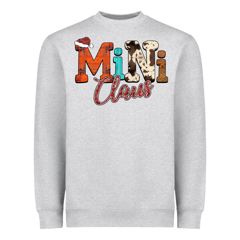 Mini Claus Heavyweight Sweatshirt by CowhideDigitalArt | Teevron