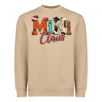 Mushroom Mini Claus Heavyweight Sweatshirt - CowhideDigitalArt