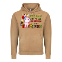 Vintage Camel all i want for christmas is a unicorn Vintage Hoodie - CowGirlArtShop