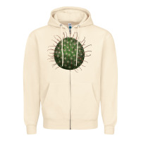 Sandshell arizona fishhook cactus Zipper Hoodie - LillyAllenDesigns