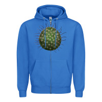 True Royal arizona fishhook cactus Zipper Hoodie - LillyAllenDesigns