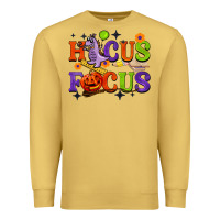 Antique Gold hocus focus halloween teacher Premium Sweatshirt - BarkalooDesign