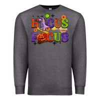 Charcoal Heather hocus focus halloween teacher Premium Sweatshirt - BarkalooDesign