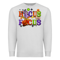 Dove Grey hocus focus halloween teacher Premium Sweatshirt - BarkalooDesign
